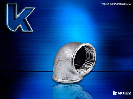 Cotovelo Galvanizado 90° F/F