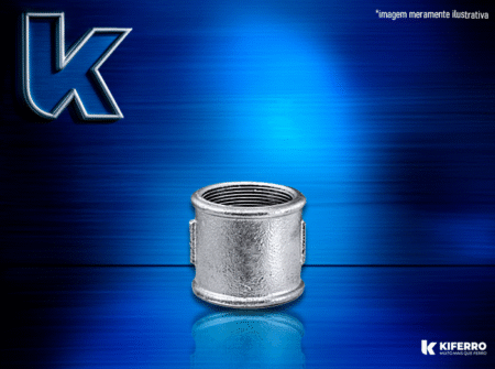 Luva Paralela Galvanizada