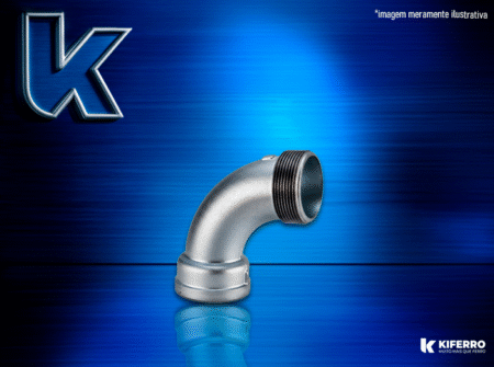 Curva M/F 45º BSP Galvanizada