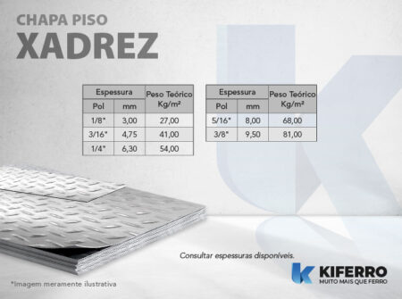 Chapa Piso Xadrez