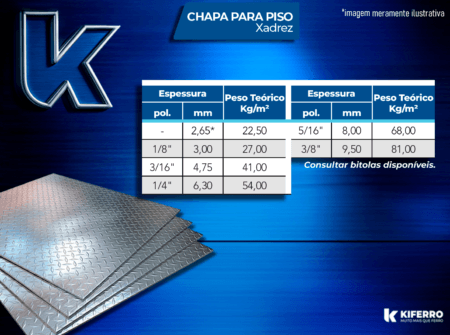 Chapa Piso Xadrez
