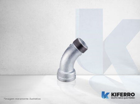Curva M/F 45º BSP Galvanizada