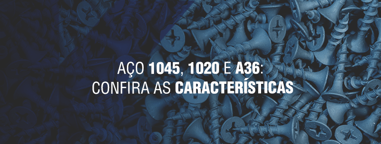 Banner com imagem de parafusos ao fundo.