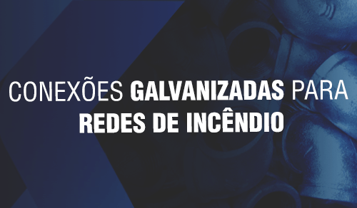 Conexões galvanizadas para incêndio 