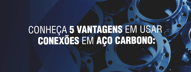 Imagem de representação de conexões em aço carbono