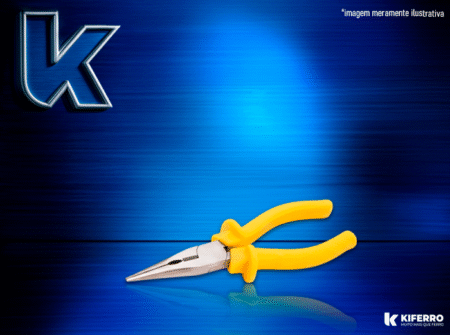 Alicate Bico Meia Cana Reto