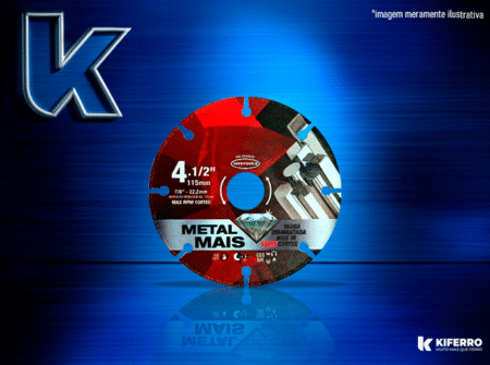 Disco de Corte Diamantado Metal Mais