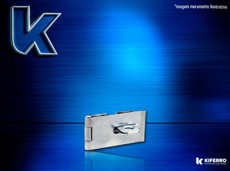 Porta Cadeado Zincado