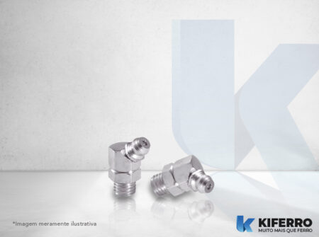 Graxeira 1/8 Gas 3/8 45º BSP