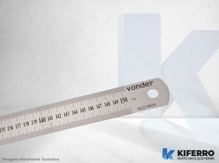 Régua Escala de Aço Inox