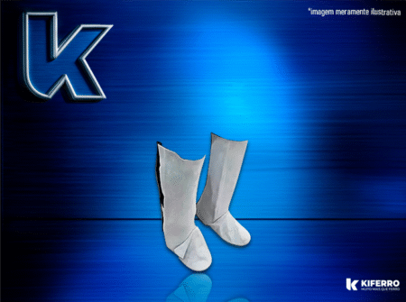 Perneira Raspa de Couro com Velcro