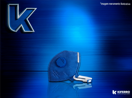 Máscara Respirador Descartável com Filtro Azul