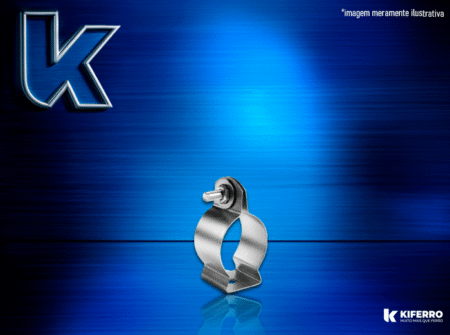 Abraçadeira Tipo D com Parafuso