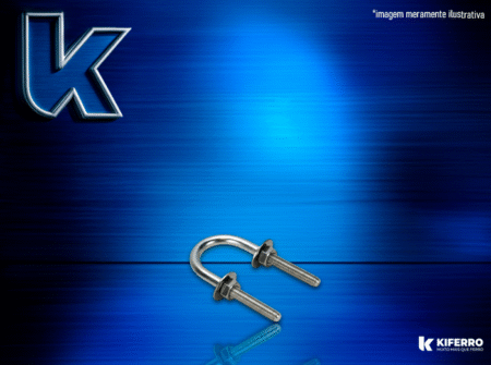 Abraçadeira Tipo U Vergalhão com Po e Ap