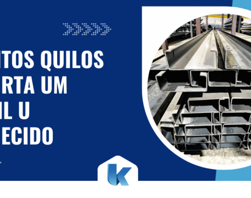 Quantos quilos suporta um perfil U enrijecido?