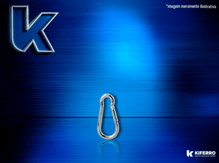 Mosquetão c/ Trava 6mm x 60mm