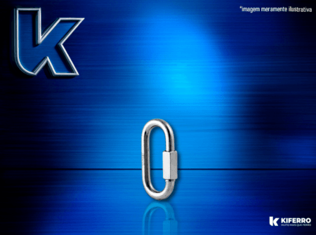 Mosquetão Reto c/ Rosca 5/16″