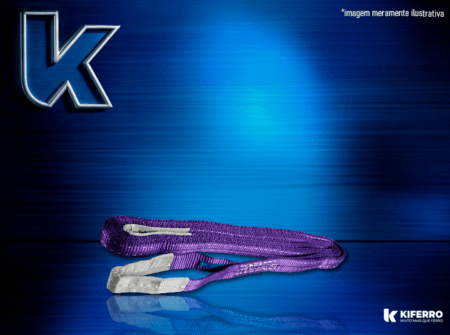 Cinta p/ elevação de carga 2,00MT 1,0 TON. 7:1 CE-430