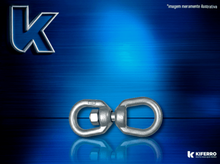 Destorcedor Giratório p/Cabo de Aço 3/8 