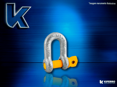 Manilha Reta G210 – 1/2 Industrial 2,0Tn 