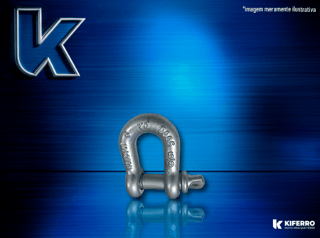 Manilha Reta G210 – 5/8″ Industrial 3,25Tn