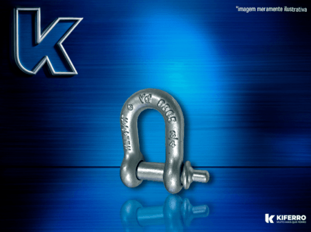 Manilha Reta G210 – 3/4″ Industrial 4,75Tn