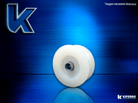 Roldana Nylon Branco U Cano 1/2