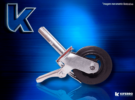 Rodizio para Andaimes c/ Espiga