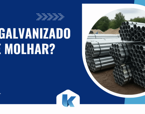 Aço galvanizado pode molhar? 