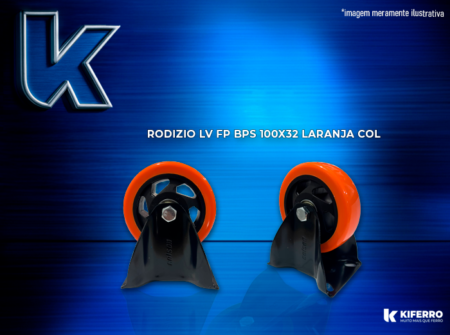 RODIZIO LV FP BPS 100X32 LARANJA COL