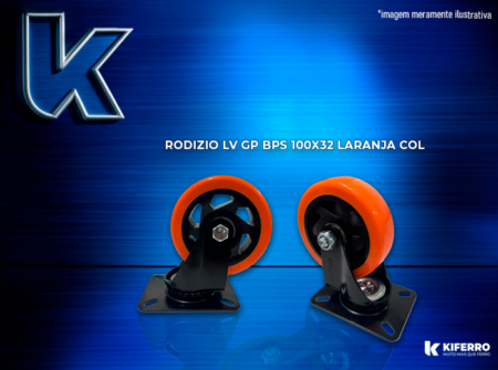 RODIZIO LV GP BPS 100X32 LARANJA COL