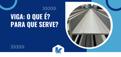 Texto alt: Perfil metálico tipo viga exposto em ambiente industrial, ilustrando o que é viga, para que serve e sua aplicação em estruturas metálicas e construção civil.